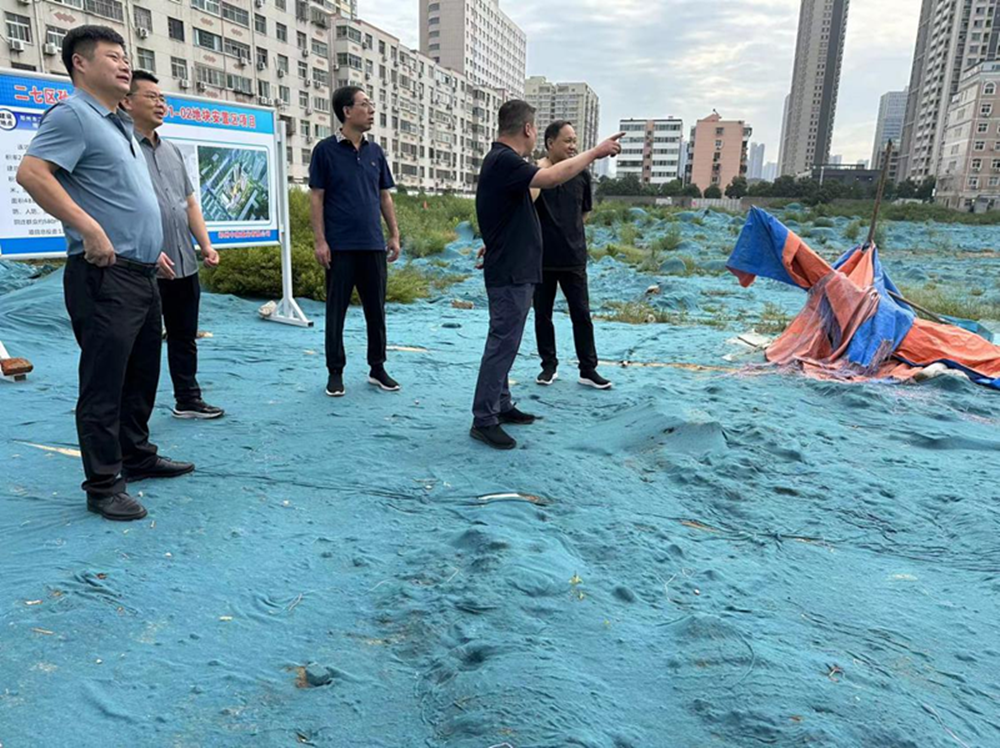 集團公司黨委委員、副總經(jīng)理張巖到侯寨新鎮(zhèn)區(qū)安置區(qū)調(diào)研項目建設(shè)工作